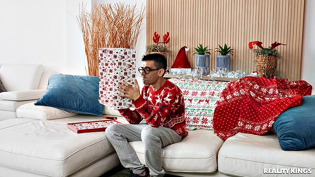 A Christmas Surprise From My Roommate's Boyfriend