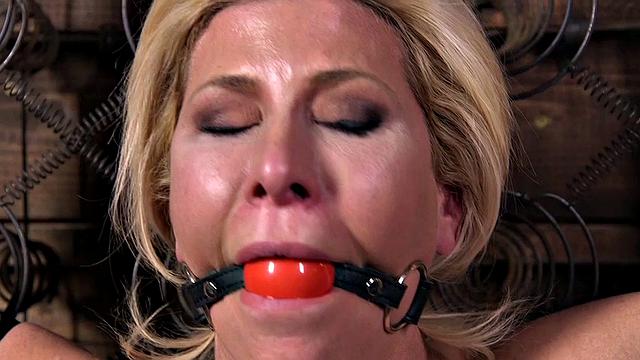 Toys loving BDSM sub learns lesson by her master