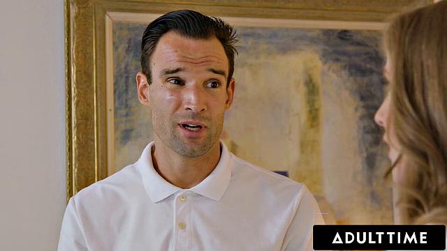 ADULT TIME - Shocked Naturally Stacked Lena Paul Discovers Her Massage Appointment Is Her Ex