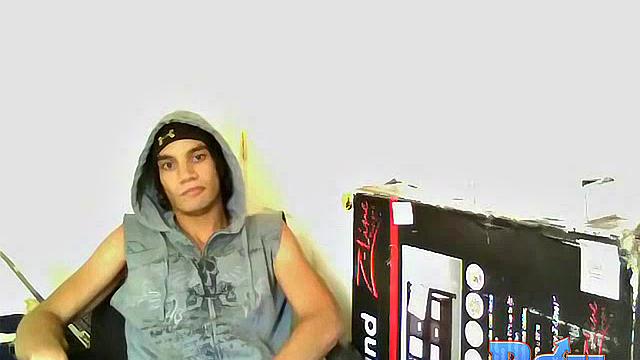 tristan slowly strips down and teases every inch for a hungry guy