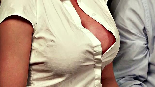 British femdoms blow sub in cfnm group during session