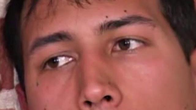 Young Eric Wynn goes into the bedroom to play with himself. Naked and hard, he strokes with determination. After a nice long stroke show, Eric launches a messy cum load onto his chest.