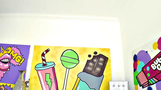 Violet's Anal Cumback