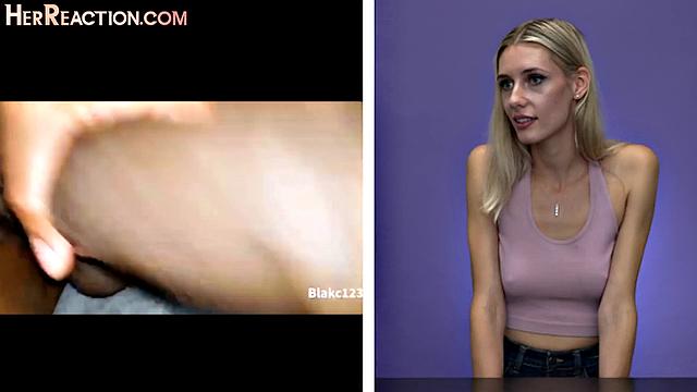 Watch these tattooed amateurs watch porn and give their own personal grades on big black cocks