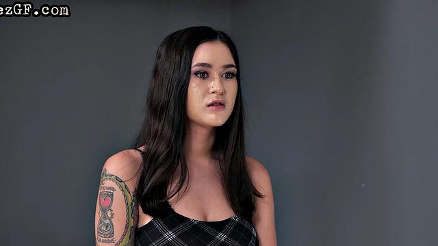 Classy 21yo babe muffdiving her lesbian GF in hot action