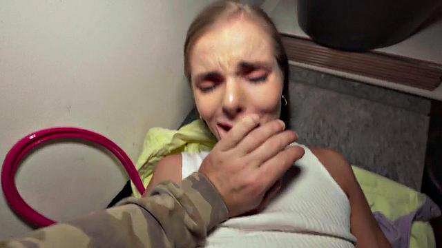 Cute euro 21yo deepthroating in POV before fuck