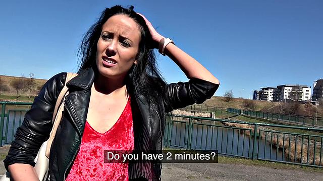 Horny art student swallows cum