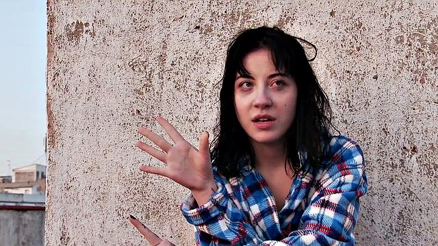 BDSM teen enjoys outdoor body torment from group