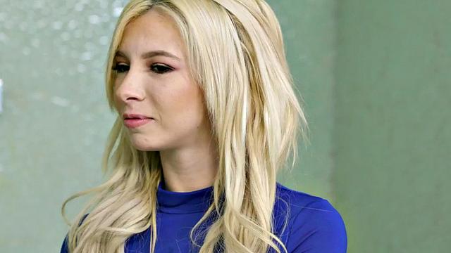 Petite stepsister rides stepbro's oiled cock in the bathroom