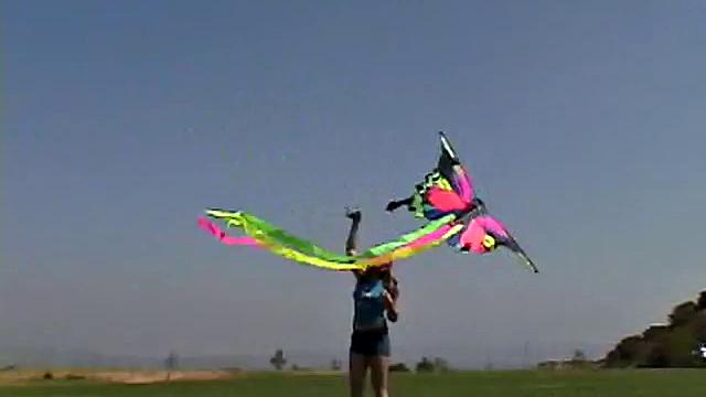 Little April Outdoors chugs a popsicle in her homemade video