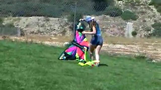 Little April Outdoors chugs a popsicle in her homemade video