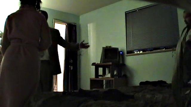 Busty slut seduces plumber