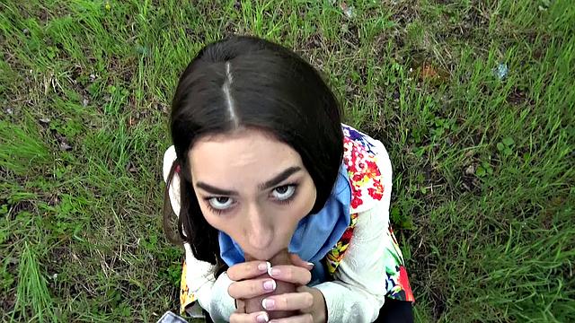 Public Sex with a Lost Russian