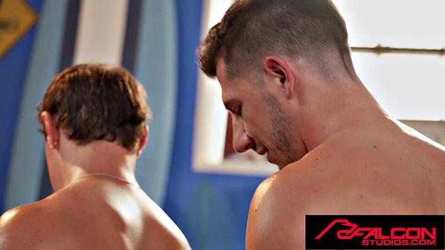 FalconStudios - Summer Jocks Meet Hot Hunk In Store For Good Barebacking