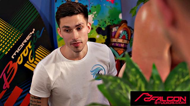 FalconStudios - Summer Jocks Meet Hot Hunk In Store For Good Barebacking
