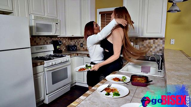 Big booty bitches pounded in 4some