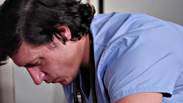 HETEROFLEXIBLE - Joseph Castlian Is Almost Caught Having His Ass Eaten By Nurse Dalton Riley