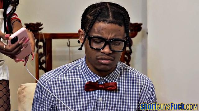 Stunning ebony cockbouncing on BBC