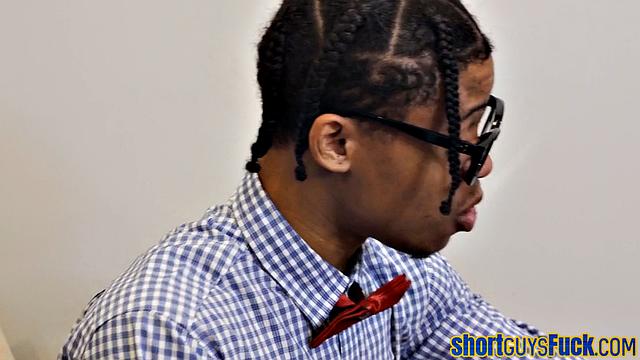 Stunning ebony cockbouncing on BBC