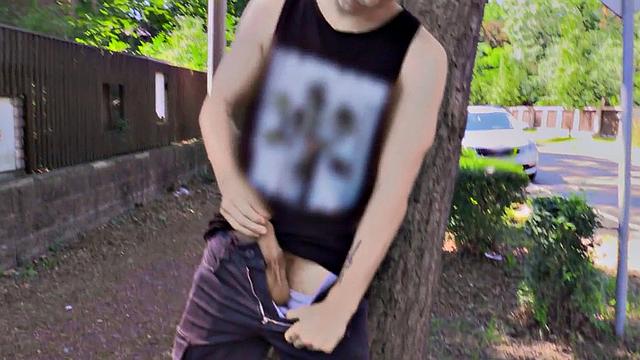 Cockriding gay fucked by big white dick in anal