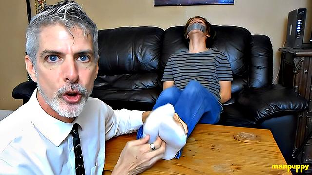 Elis Squirming On The Couch - Elis Ataxxx & Richard Lennox