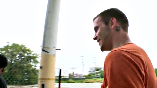 Big Nubian stud pulled and fucked outdoors in public place