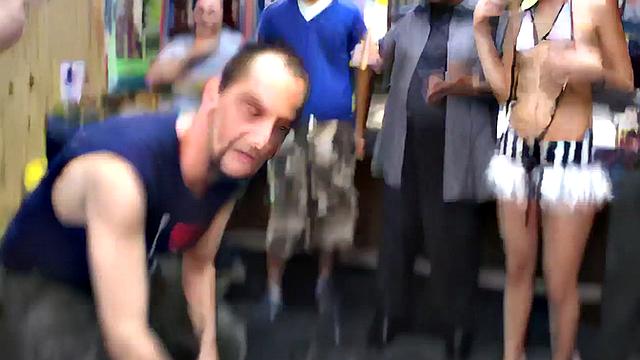 Leah Luv is drilled by cocks