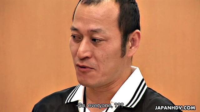 Amazing group sex with Japanese soccer players