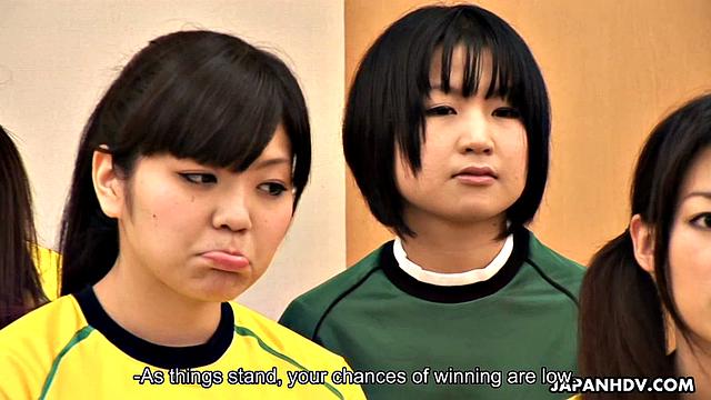 Amazing group sex with Japanese soccer players