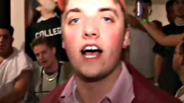 College teen doggystyled so hard she bumps her head