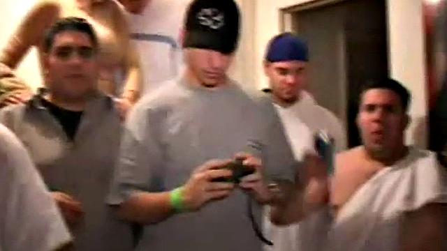 College teen doggystyled so hard she bumps her head