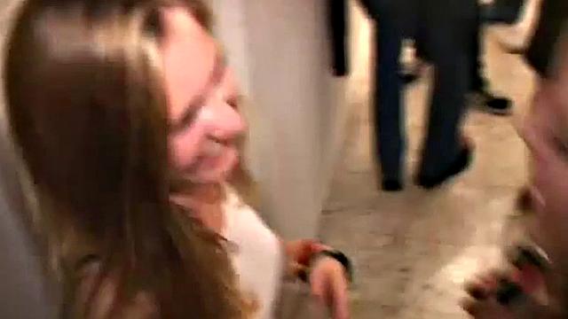 College teen doggystyled so hard she bumps her head