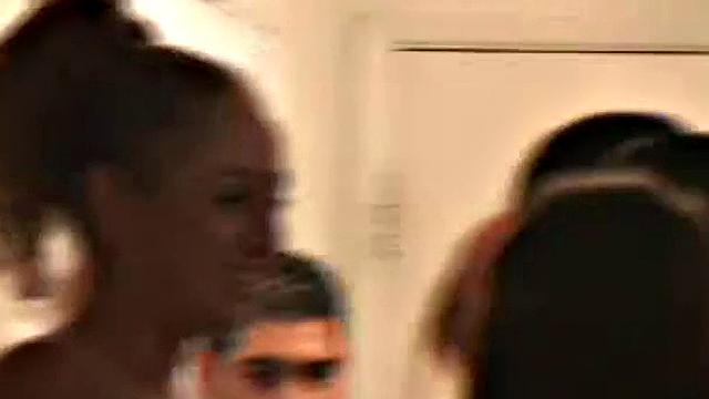 College teen doggystyled so hard she bumps her head