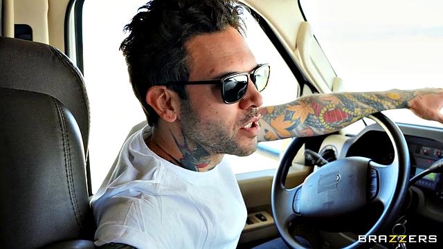 Slutty Hitchhiker Picked and Fucked