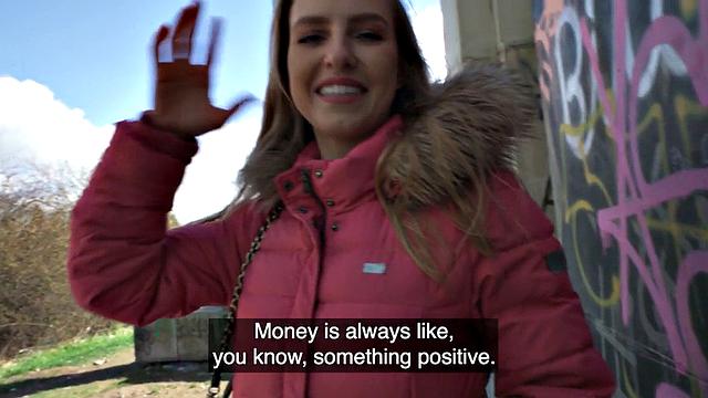 Picked up babe banged for extra cash in POV