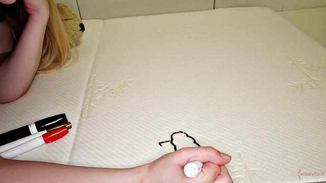 Teen sub gets a facial