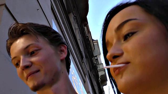 HUNT4K. Need for money motivates sweetheart to have affair with stranger