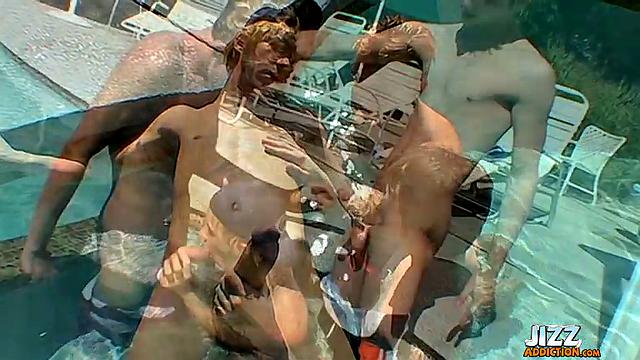 Cmu Splatter Party at the Pool - Casey Wood, Hoyt Jaeger, and Kenny Crusoe