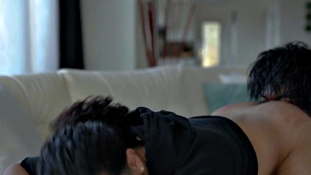 BBC gay fucks perverted stud in tight asshole