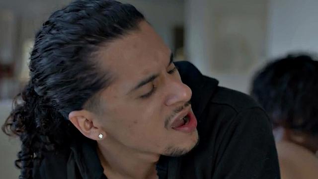 BBC gay fucks perverted stud in tight asshole