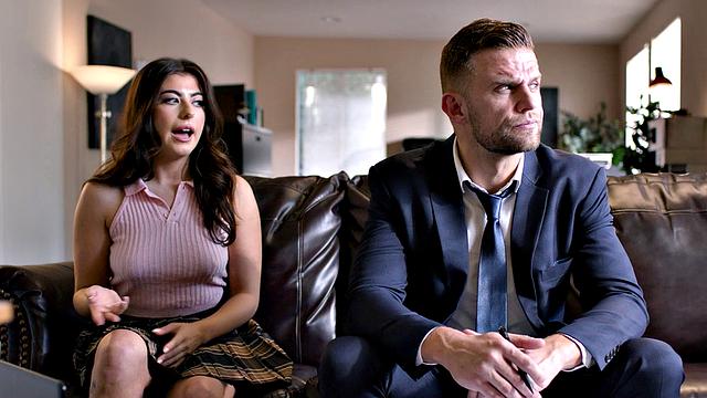 PURE TABOO Desperate Student Gal Lets Principal Creampie Her For A Favor