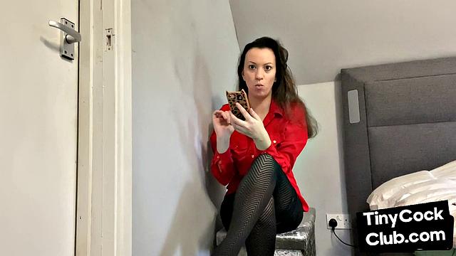 SPH domina humiliates pathetic cocks from her phone