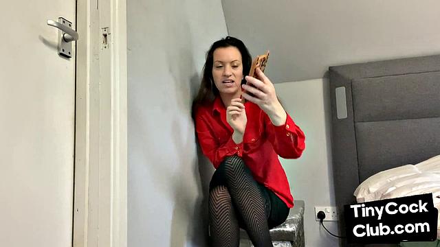 SPH domina humiliates pathetic cocks from her phone