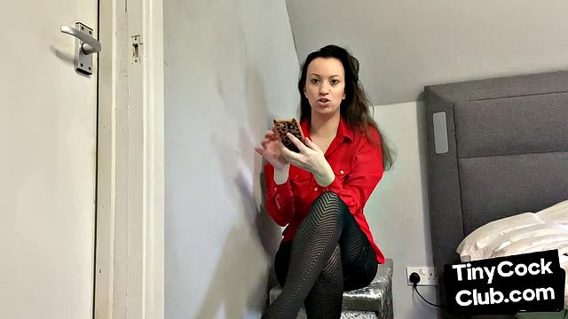SPH domina humiliates pathetic cocks from her phone