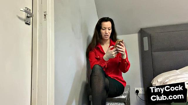 SPH domina humiliates pathetic cocks from her phone