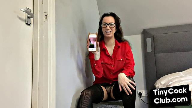 SPH domina humiliates pathetic cocks from her phone