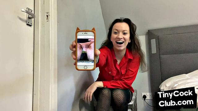 SPH domina humiliates pathetic cocks from her phone