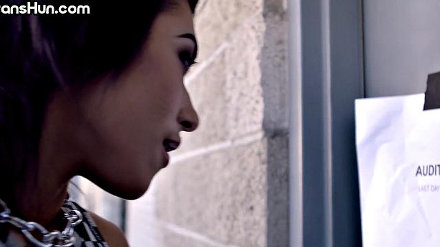 Pussylicking Trans MILF pounding GF in hot affair