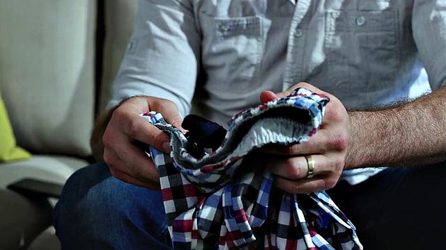 Taboo stepdad bareback fucks stepson's asshole while alone