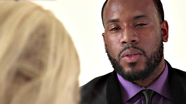 Greedy IR MILF jumps on BBC guy and sucks his big cock